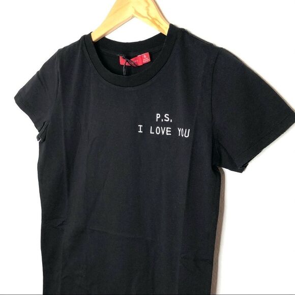 -n.Philanthropy P.S. I Love You Jigsaw Tee NWT XS - Picture 4 of 9